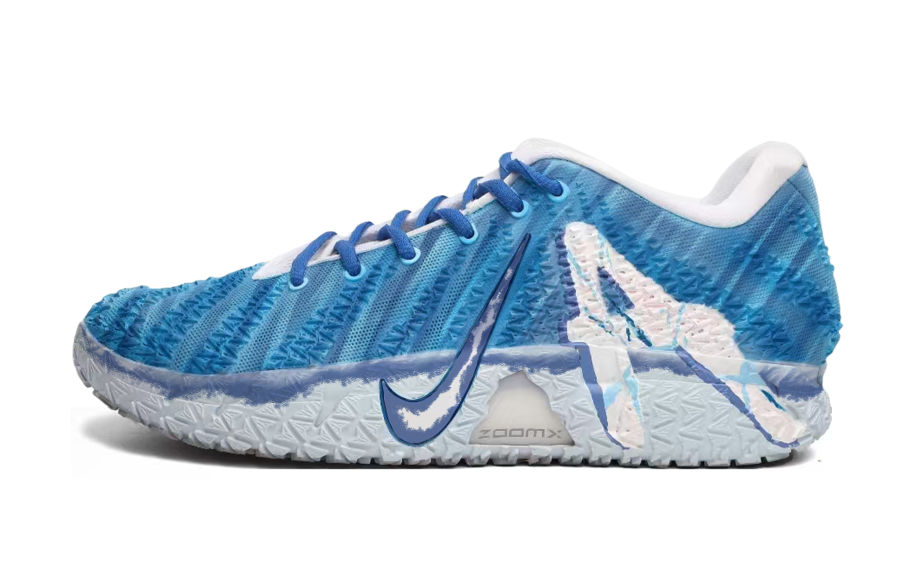 Nike Nike Ja Morant 3 Sky City Abrasion Resistant Low top Basketball Shoes Unisex Blue