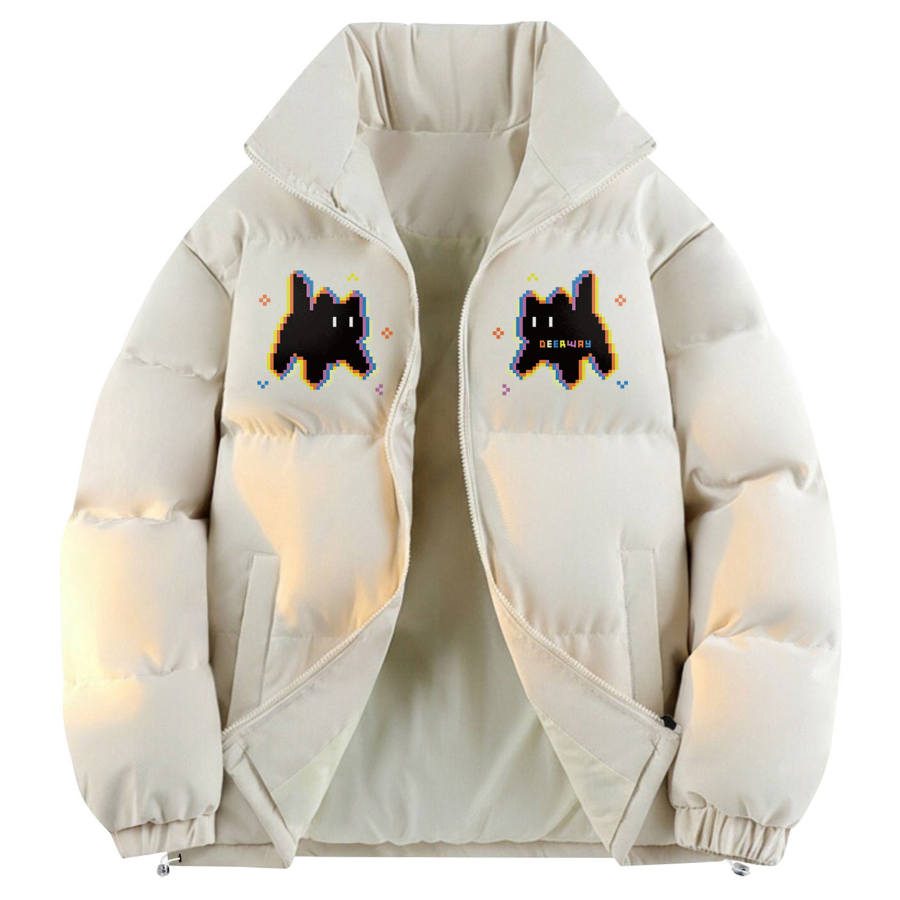 DEERWAY DEERWAY Puffer Jackets Unisex Stand Collar Moderate Padded Puffer Jacket