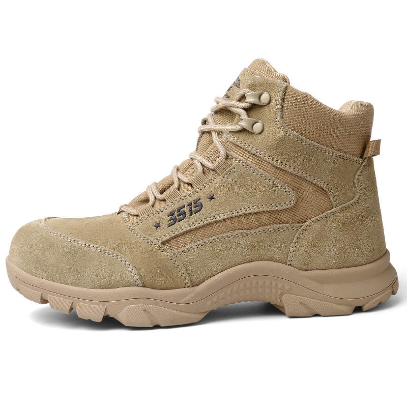 QIANGREN 3515 Thermal Insulation Desert Boots Thickened And Fleece Lined High Top Insulated Shoes Snow Boots
