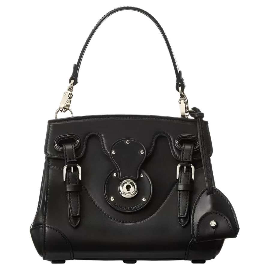 Ralph Lauren Collection Calfskin Handbag Women's Black