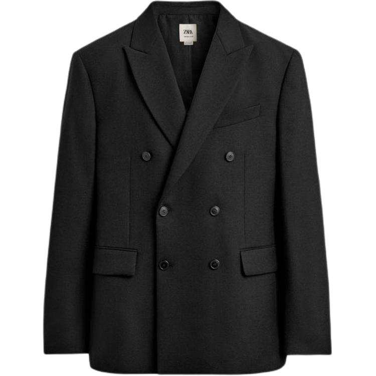 ZARA Business Suits Men's Black Moderate