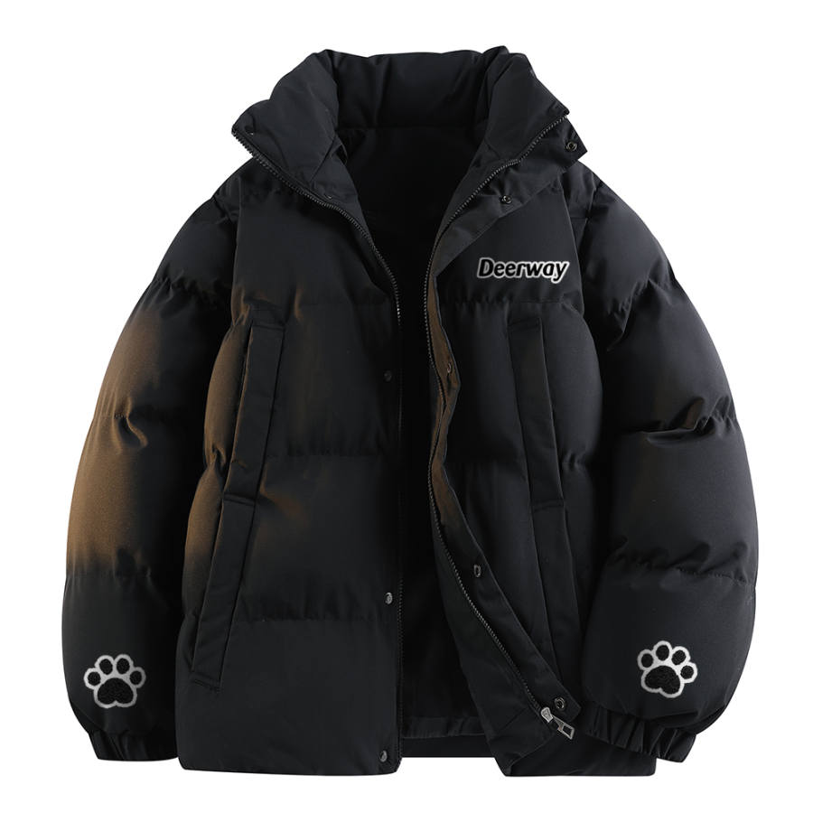 DEERWAY DEERWAY Puffer Jackets Unisex Stand Collar Thickened Padded Puffer Jacket