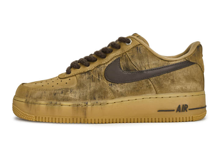Nike Nike Air Force 1 07 LV8 Workboot REGO Hot Dog, Rust Lake Low top Skateboard Shoes Unisex Brown Wheat