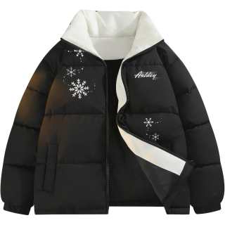 AULDEY Down Jackets Unisex Stand Collar Thickened