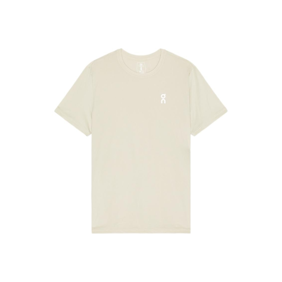 On On T Shirts Men's Beige Crew Neck