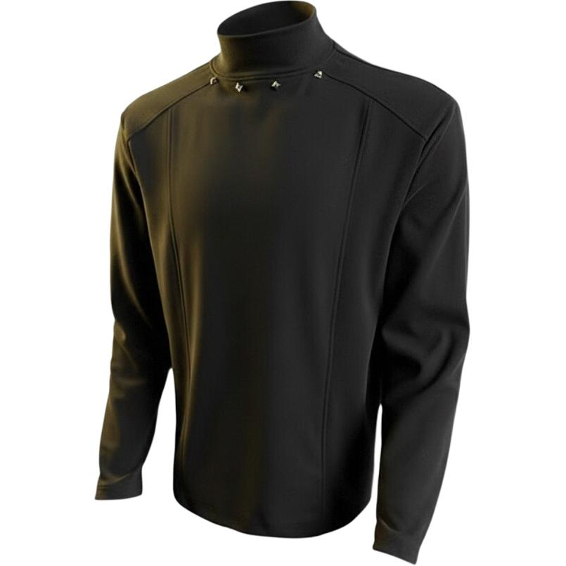 GWAF T Shirts Unisex Half Turtleneck Moderate Straight Fit