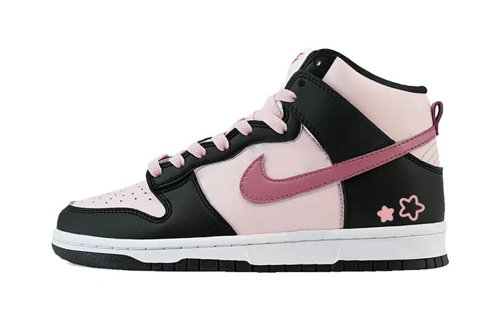 Nike Nike Dunk Love, Couple, Yearly Thermal Abrasion Resistant High top Skateboard Shoes Women's Black Pink