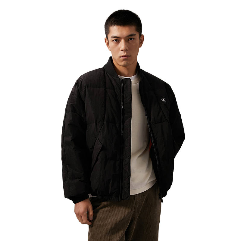 Calvin Klein Down Jackets Men's Baseball Collar Moderate