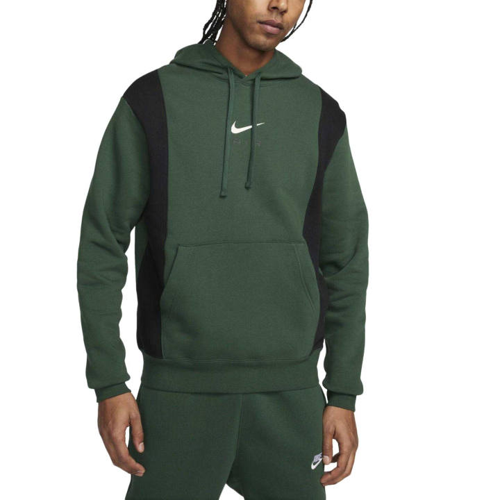 Nike Nike Air Sweatshirts Men's Fir Wood/Black Hooded Moderate Regular