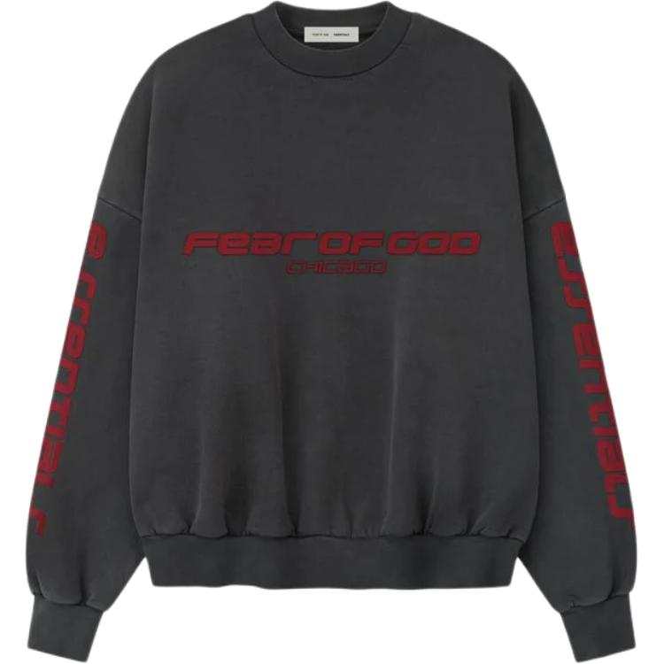 Fear Of God Essentials Chicago Heavy Fleece Cropped Sweatshirt