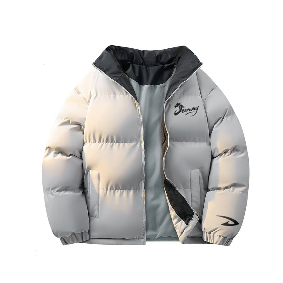 DEERWAY DEERWAY Puffer Jackets Unisex Stand Collar Thickened Padded Puffer Jacket