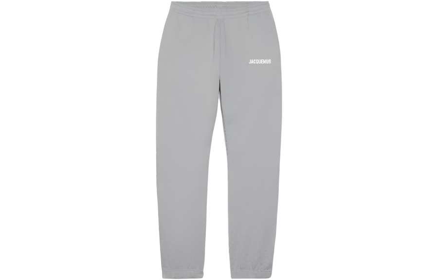 Jacquemus Jacquemus Le Jogging Jacquemus Logo Prined Track Pants Grey