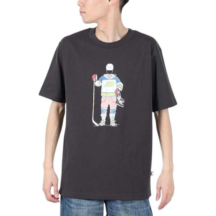 New Balance New Balance T Shirts Men's Black Crew Neck