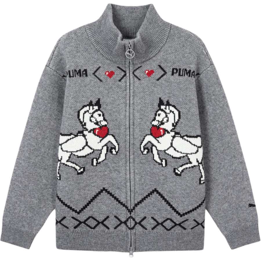 PUMA PUMA Sweater Dark Heather Gray Kids'