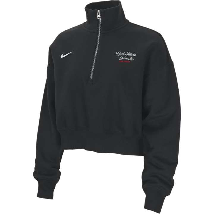 Nike Nike College Phoenix Fleece (Clark Atlanta University) Women's Cropped 1/4-Zip Pullover
