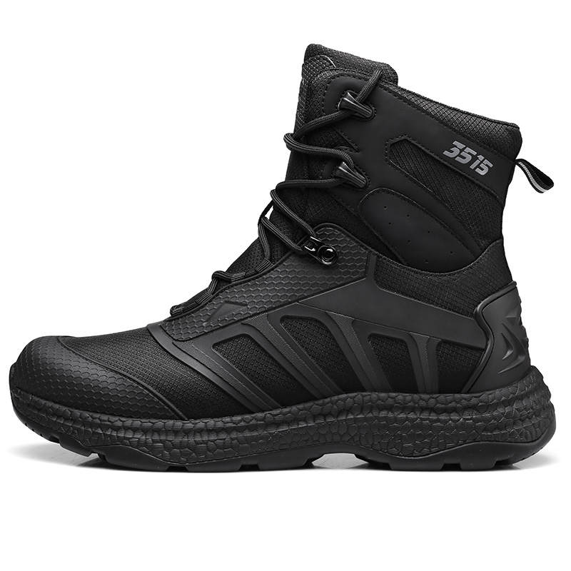 QIANGREN 3515 Outdoor Boots Men's Black