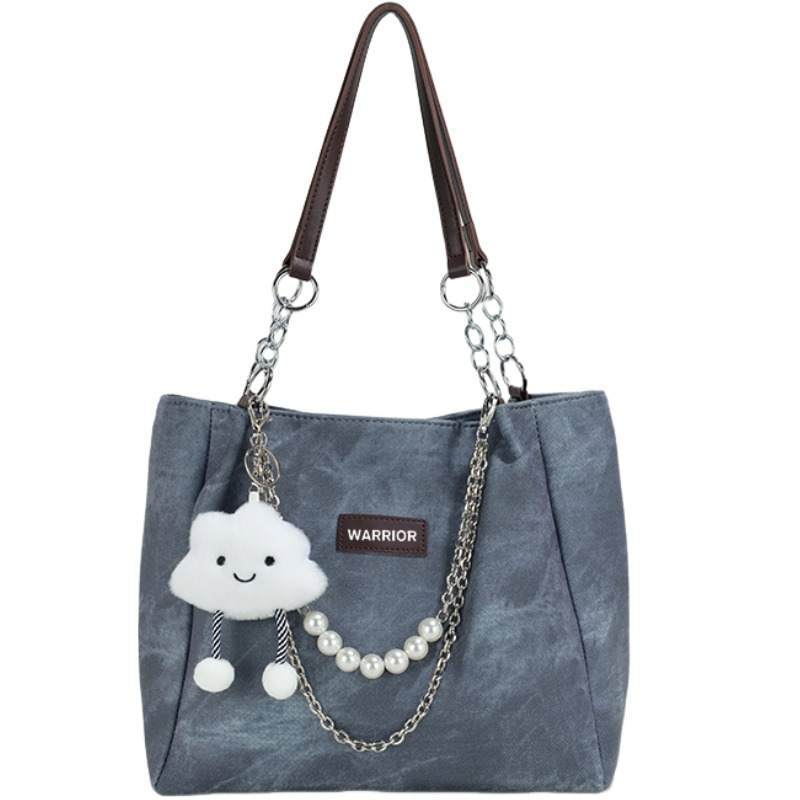 WARRIOR Warrior PVC Shoulder Bag Regular Women's Blue