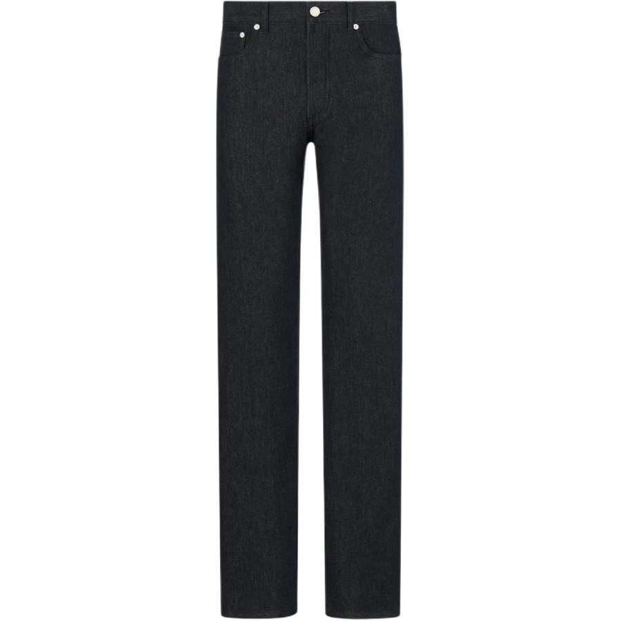 DIOR Jeans Men's Marine Blue Moderate Straight Fit Pants