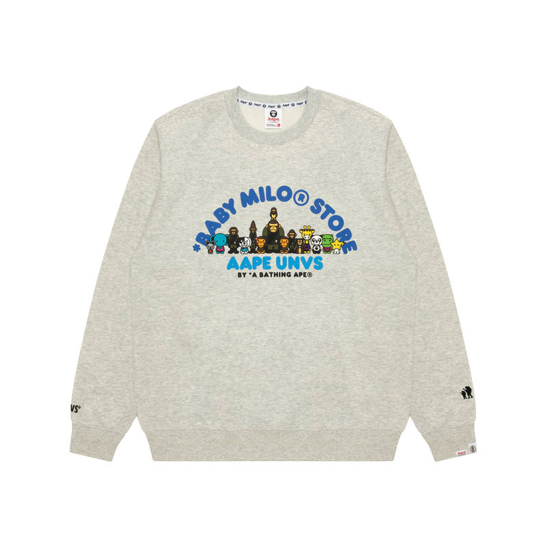 Aape x Baby Milo Store Aapeunvs crew neck sweatshirt