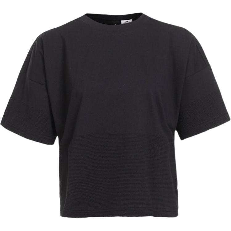 Adidas Adidas T Shirts Women's Black Crew Neck Moderate