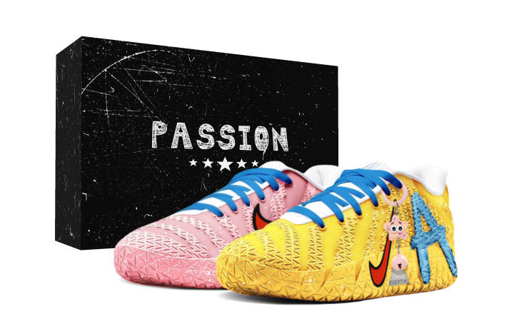 Nike Nike Ja Morant 3 Mismatched Basketball Shoes Unisex Yellow Pink