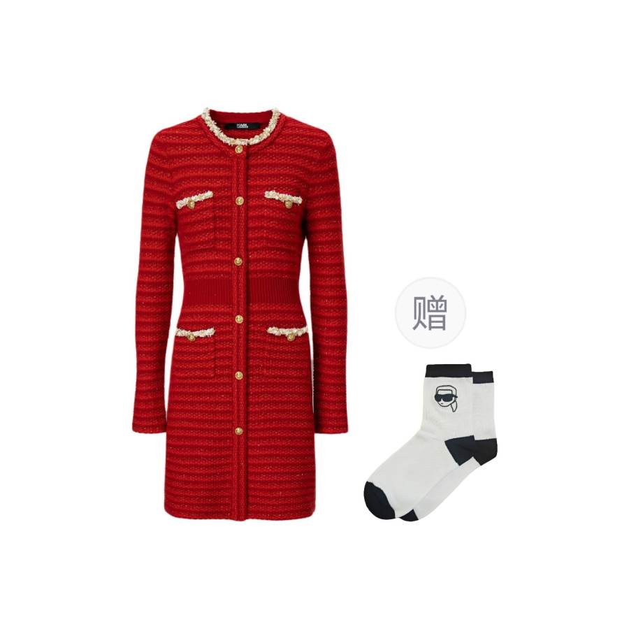 KARL LAGERFELD / Karl Lagerfeld Jeans Long Sleeved Dress Women's
