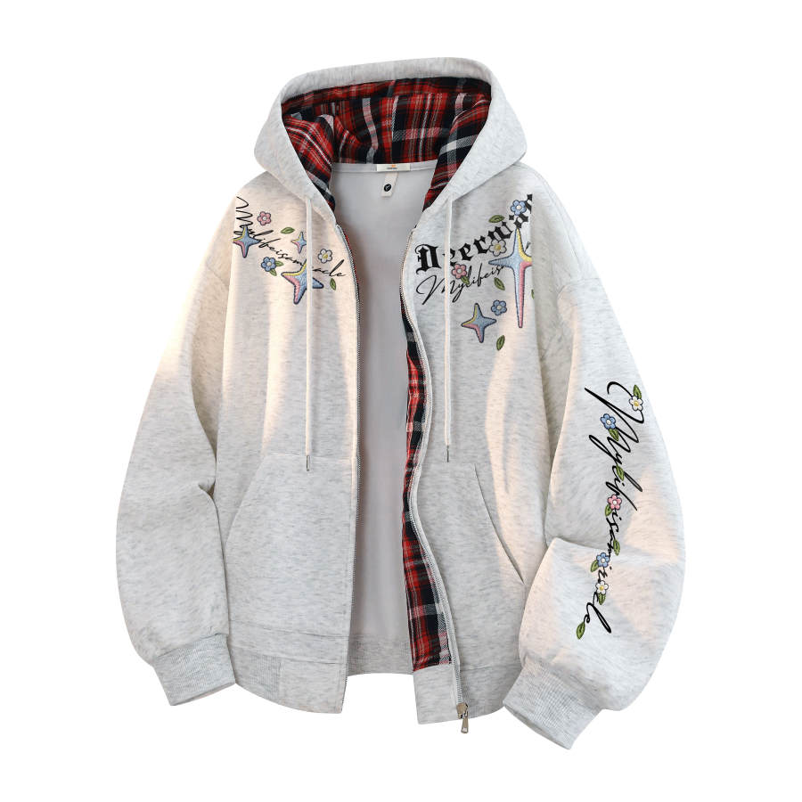DEERWAY Sweatshirts Unisex Hooded Thickened Cardigan