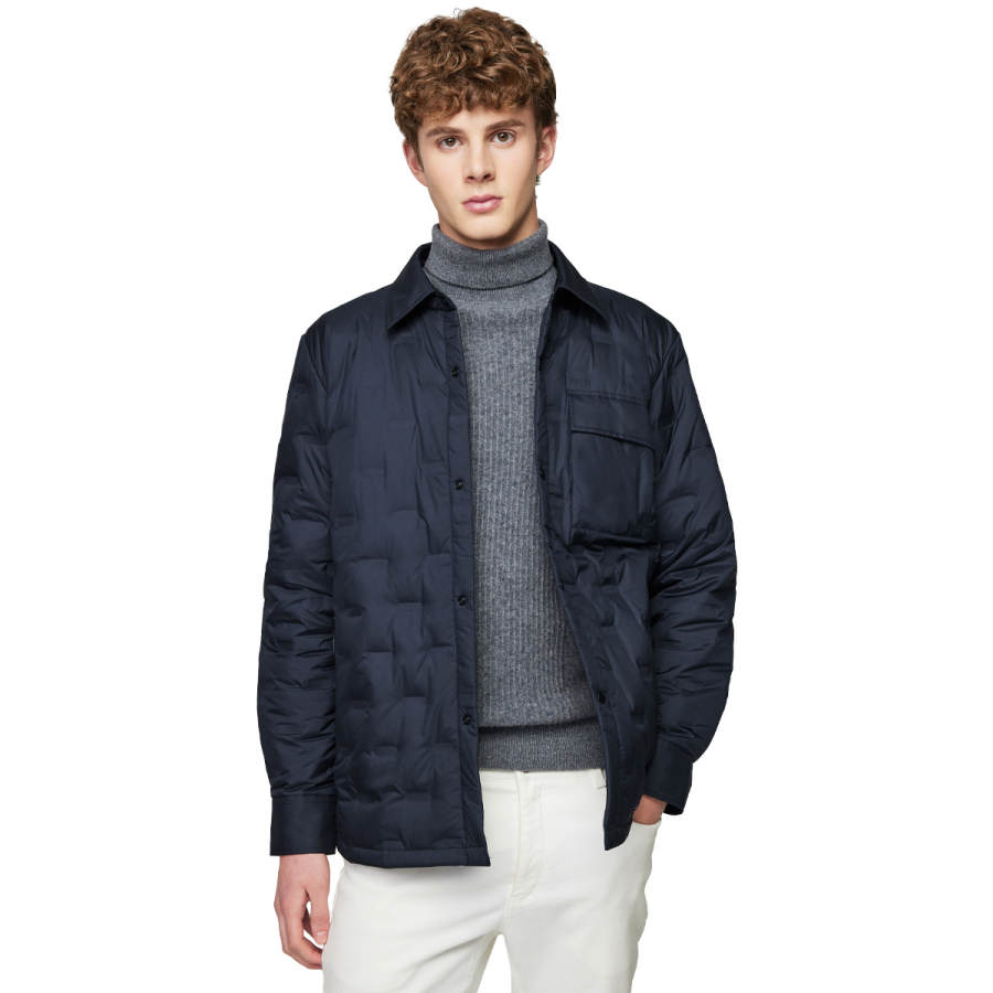 Hodo Hodo Down Jackets Men's Lightweight Down Shirt Jacket