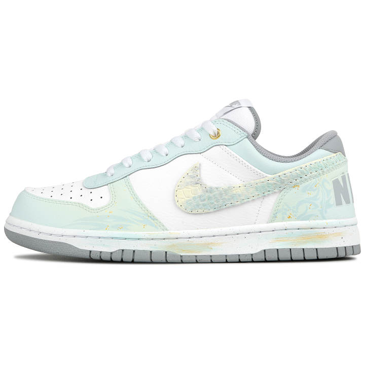 Nike Nike Big Low top Skateboard Shoes Unisex Cyan