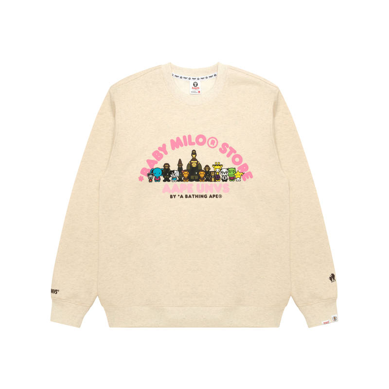 Aape x Baby Milo Store Aapeunvs crew neck sweatshirt