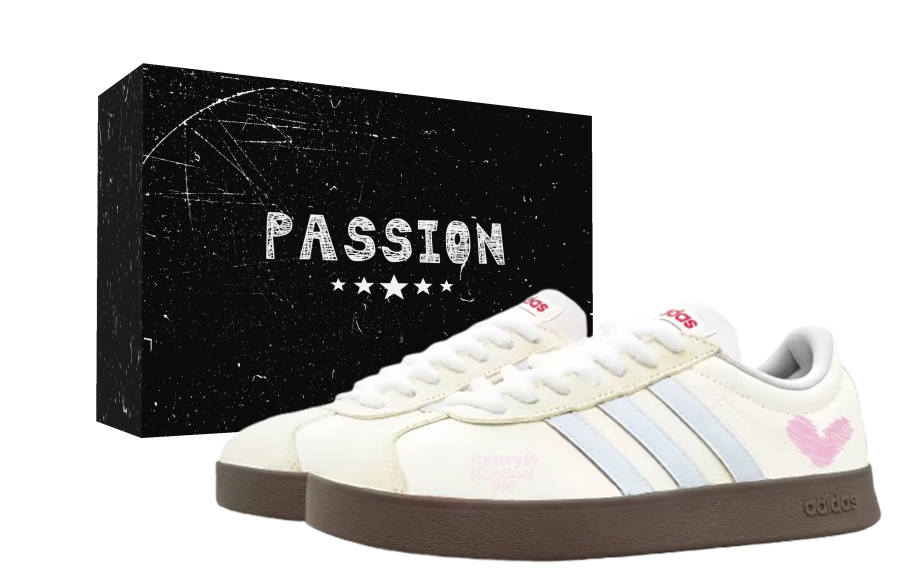 Adidas Adidas VL COURT 2.0 Sweet Claw Star Box Abrasion Resistant Lightweight Wear resistant And Lightweight Low top
