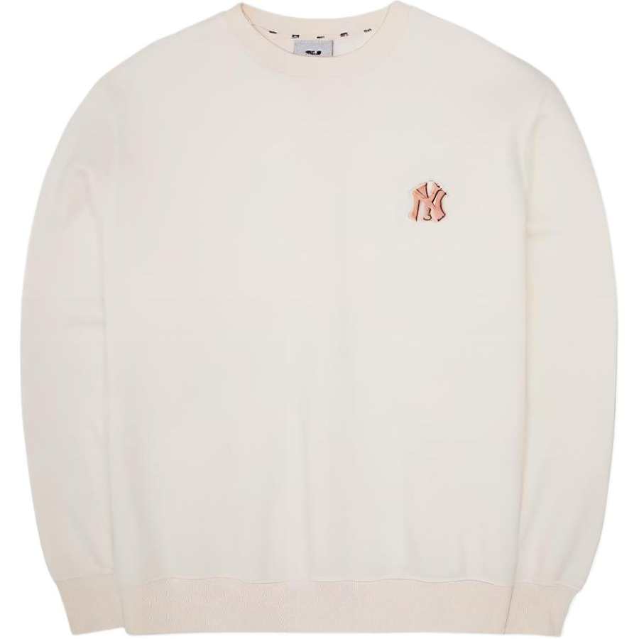 MLB MLB Sweatshirts Unisex Cream Crew Neck Moderate Regular