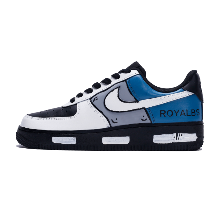 Nike Nike Air Force Nike Air Force 1 Black Warrior Leather Coverage Slip Resistant Abrasion Resistant