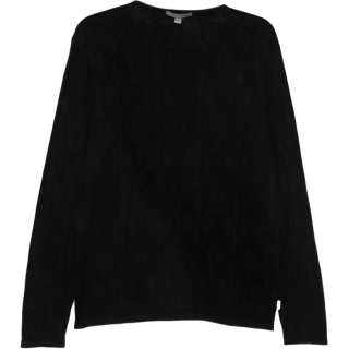 John Varvatos diamond-knit sweater
