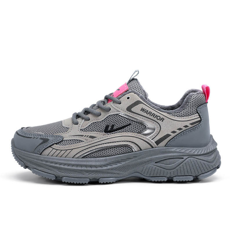 WARRIOR Warrior Cushioning Abrasion Resistant Coverage Height Increasing Thermal Low top Chunky Sneakers Women's
