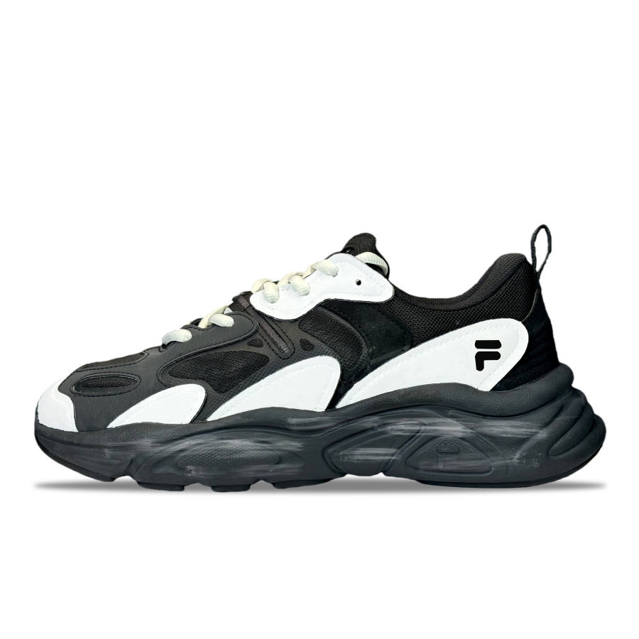 FILA Mars 2 YDCC Oreo Textile, TPU Cushioning, Wear Resistant Low top Casual Shoes Men's Black