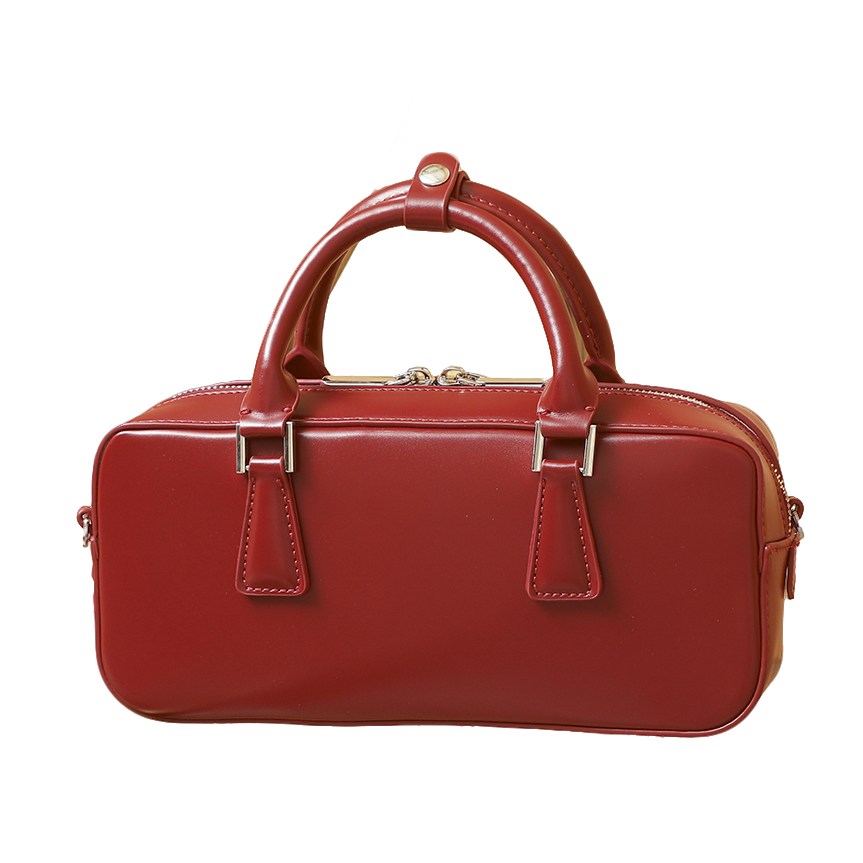 PAYOT Synthetic Leather Handbag Regular Women's Burgundy