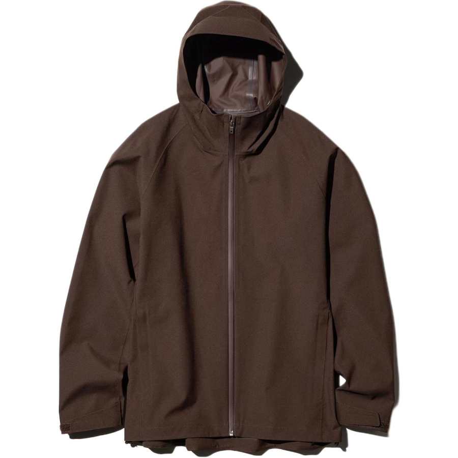 UNIQLO Parka Coat Men's Dark Brown