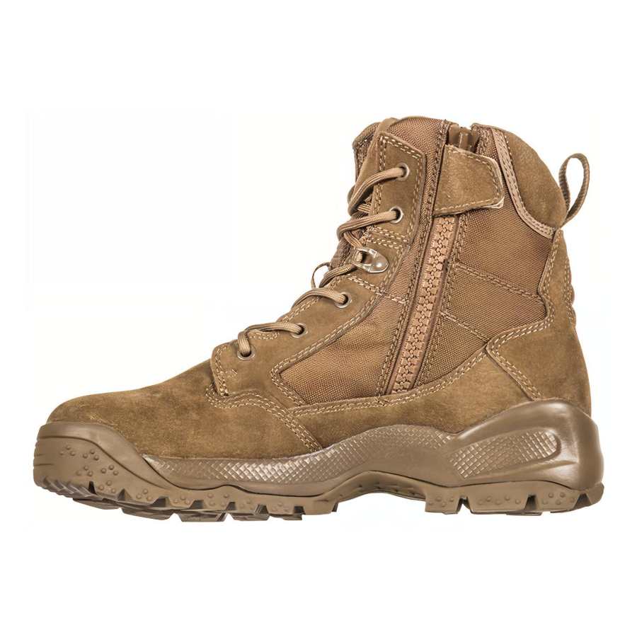 5.11 Tactical Boots Breathable Cushioning Breathable Cushioning Crew Outdoor Boots Men's Dark Earth Coyote Brown