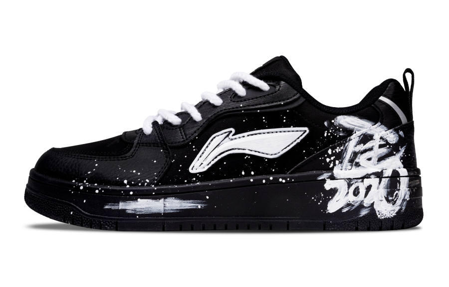 Li-Ning Li Ning Tianji Soft Cushioning Abrasion Resistant Low top Skateboard Shoes Men's