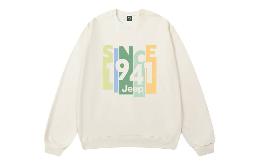 Jeep Sweatshirts Unisex Crew Neck Moderate Regular
