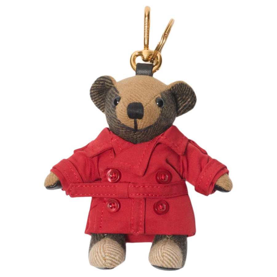 Burberry Thomas Bear Year Of The Horse New Year Celebration Collection Cashmere Bag Accessory Women's Red & Brown