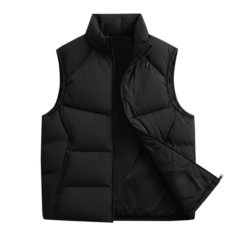 Tonlion Vests Unisex Stand Collar Thickened Other