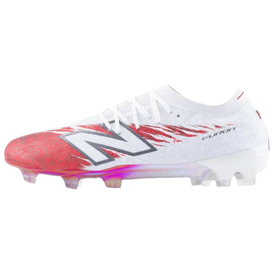 New Balance Furon Bukayo Saka x Furon New Balance Elite Fg V8 'White Burgundy Silver'