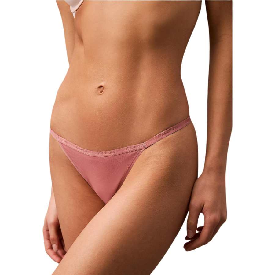 CALVIN KLEIN Thong Women's 1 Pack Red Grape