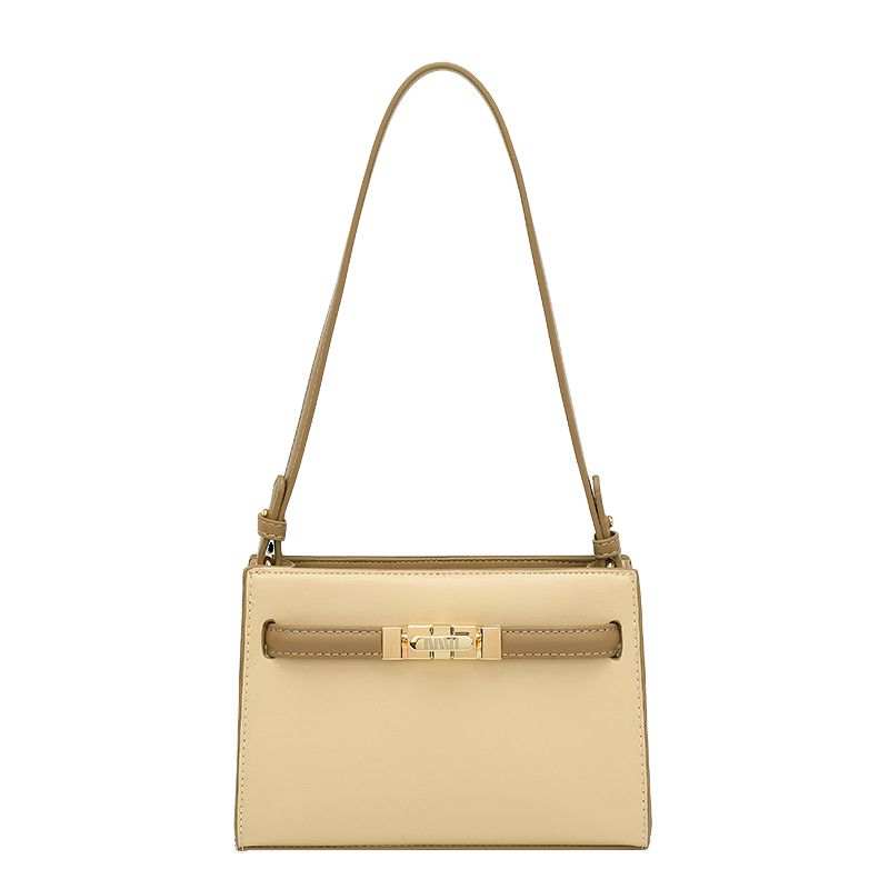 SEPTWOLVES Synthetic Leather Shoulder Bag Women's Khaki