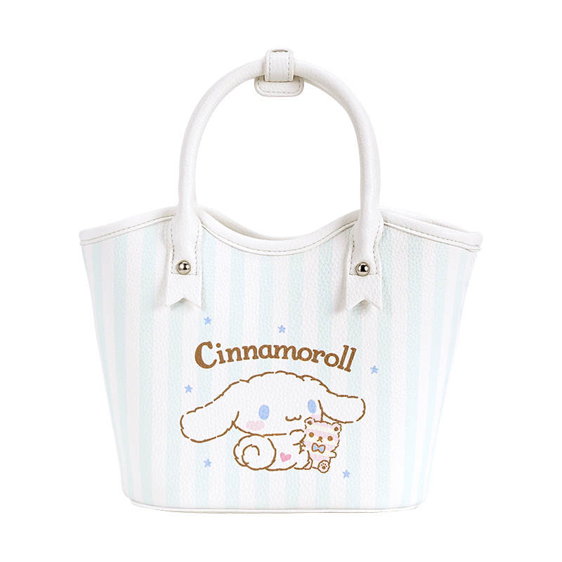 Sanrio Cinnamoroll Synthetic Leather Shoulder Bag, Crossbody Bag, Handbag Regular Women's White