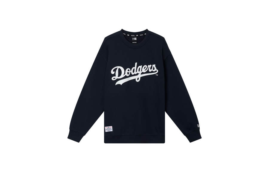 New Era Sweatshirts Unisex Marine Blue Crew Neck Moderate