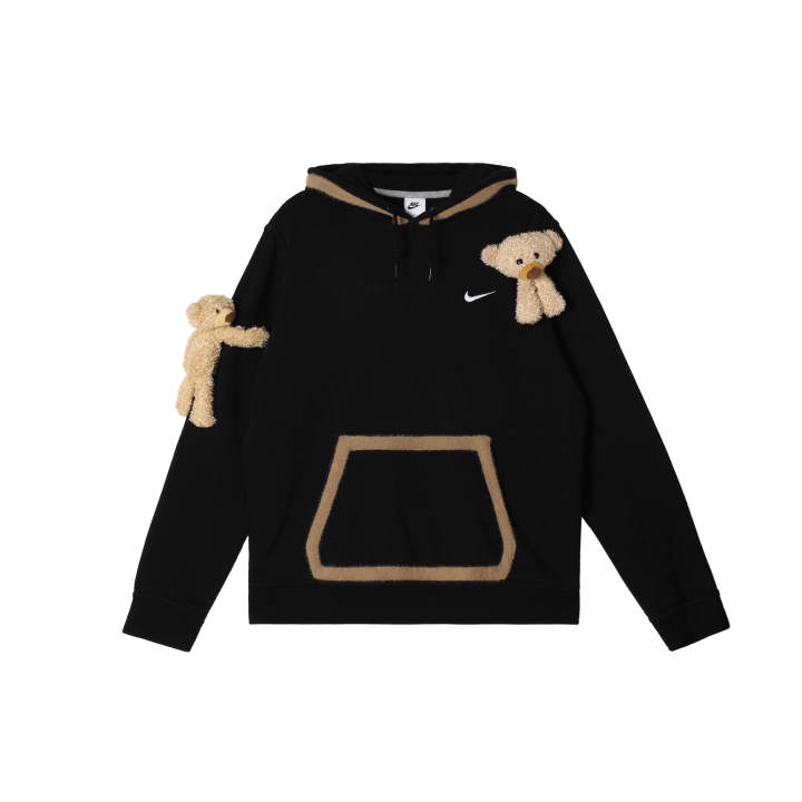 Nike Nike Club Sweatshirts Men's Black Hooded Moderate