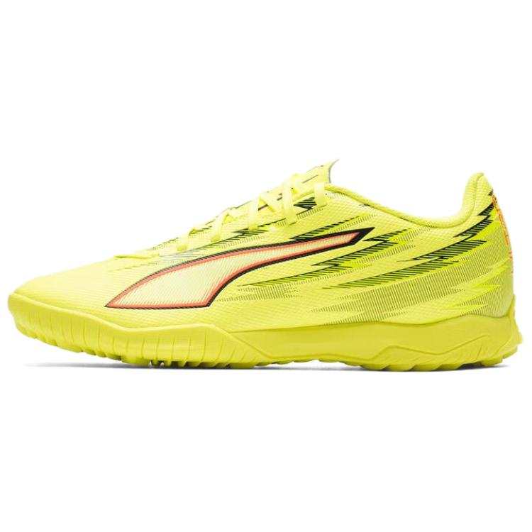 PUMA ULTRA 6 TT Turf Artificial Turf Wear resistant And Lightweight Soccer Shoes Unisex Neon Yellow